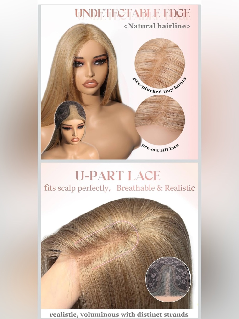 Layered Natural Looking Synthetic Hair Wig for Daily Wear - Picture 3 of 9